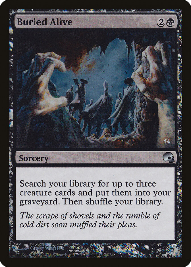 Buried Alive card front