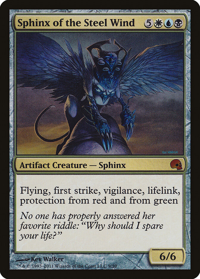 Sphinx of the Steel Wind card front