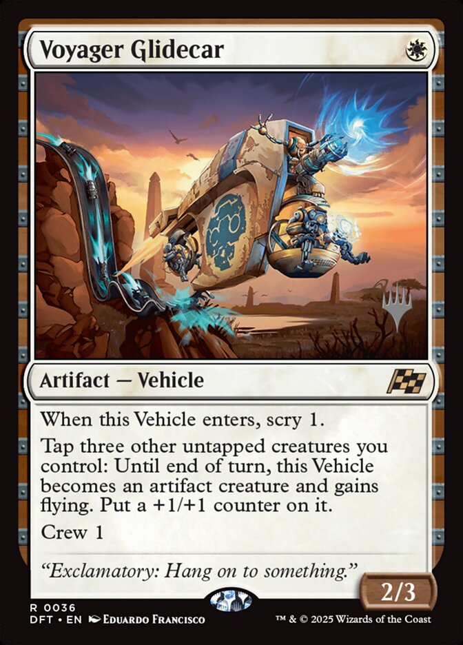 Voyager Glidecar card front