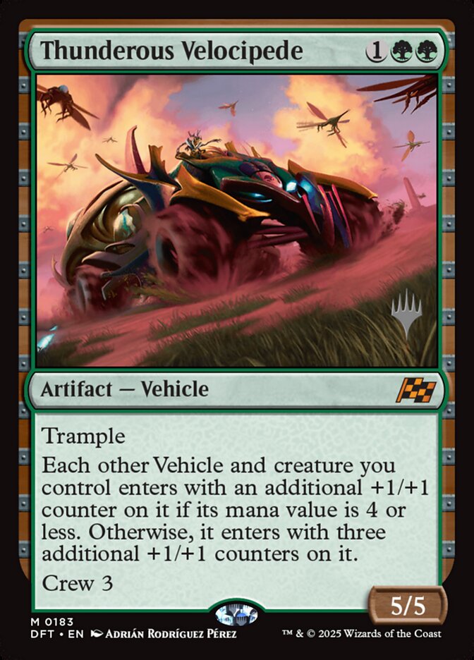 Thunderous Velocipede card front