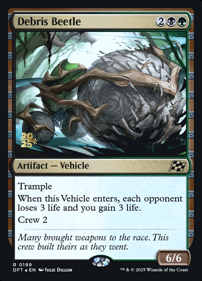 Debris Beetle card front