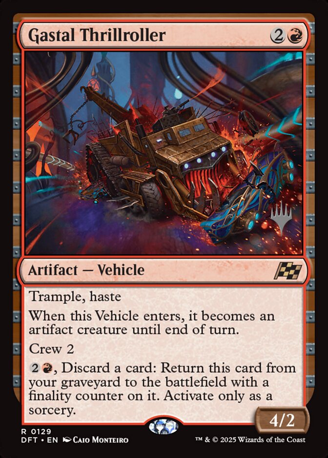Gastal Thrillroller card front