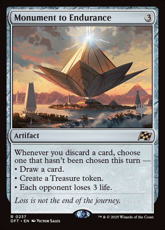 Monument to Endurance card front