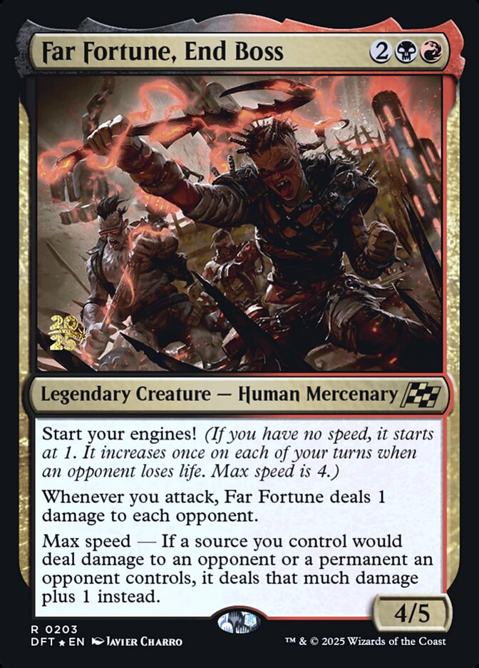 Far Fortune, End Boss card front