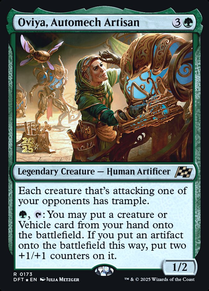 Oviya, Automech Artisan card front
