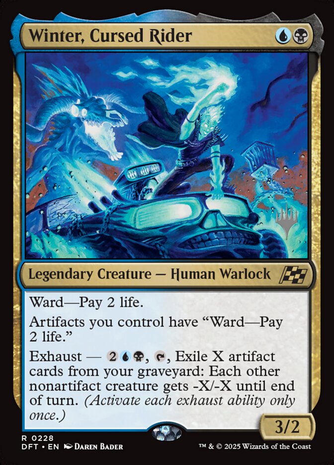 Winter, Cursed Rider card front