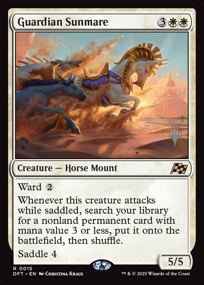 Guardian Sunmare card front