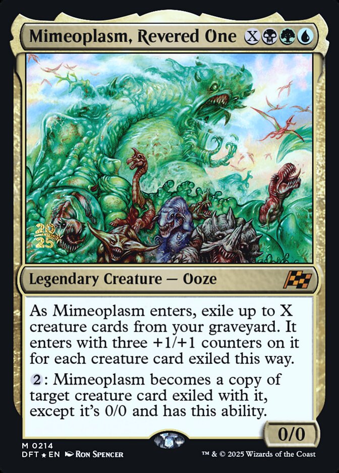 Mimeoplasm, Revered One card front