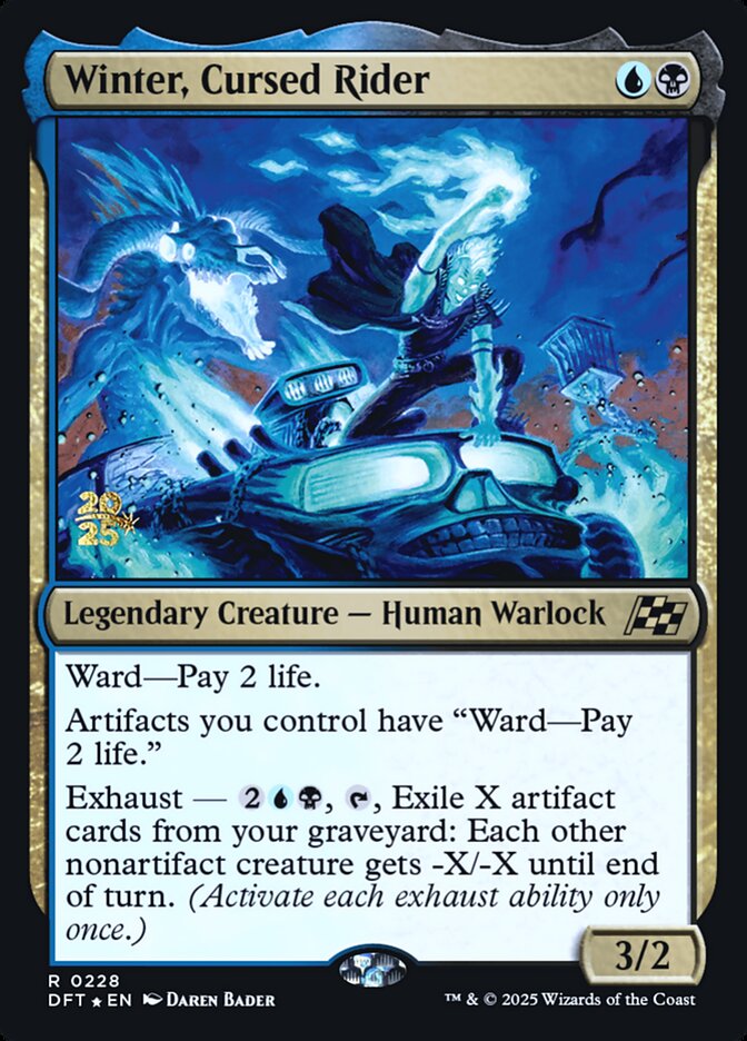 Winter, Cursed Rider card front