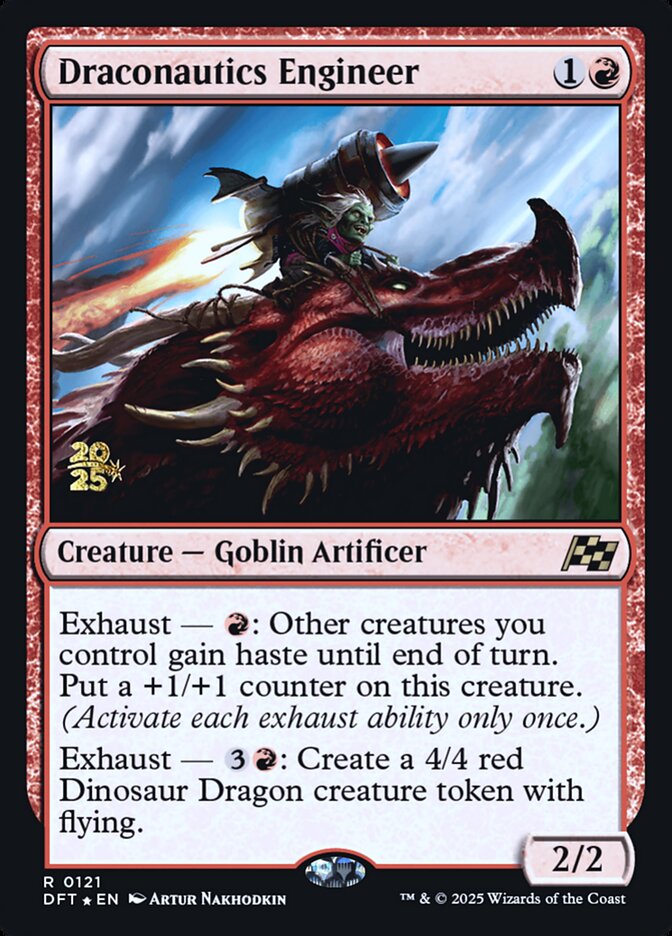 Draconautics Engineer card front