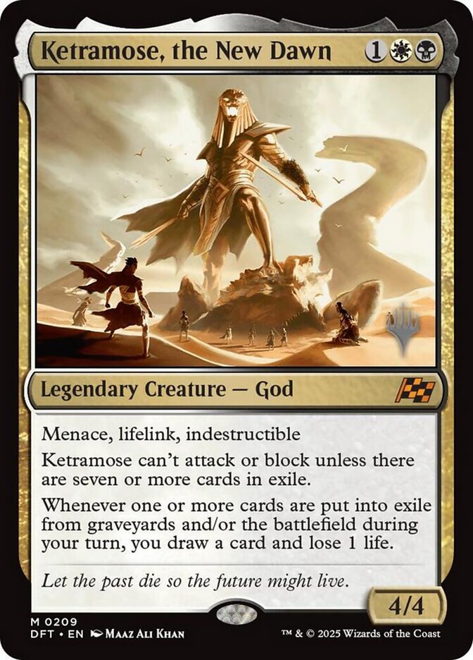 Ketramose, the New Dawn card front