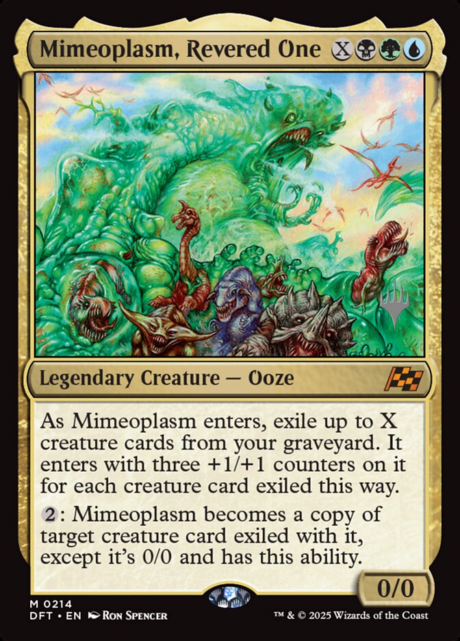Mimeoplasm, Revered One card front