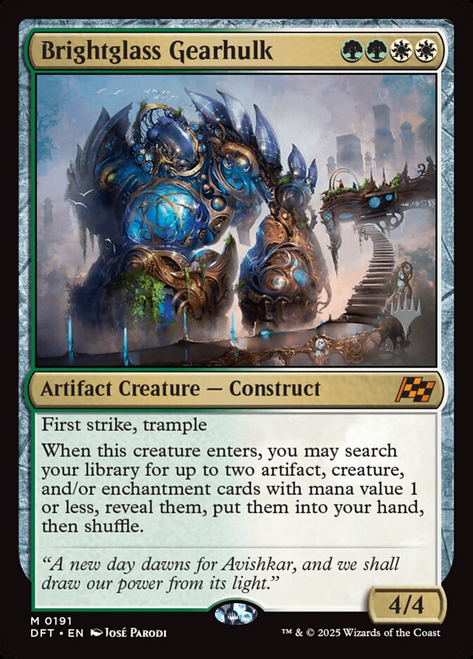 Brightglass Gearhulk card front