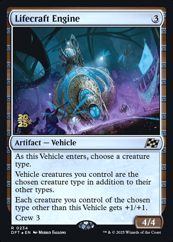 Lifecraft Engine card front