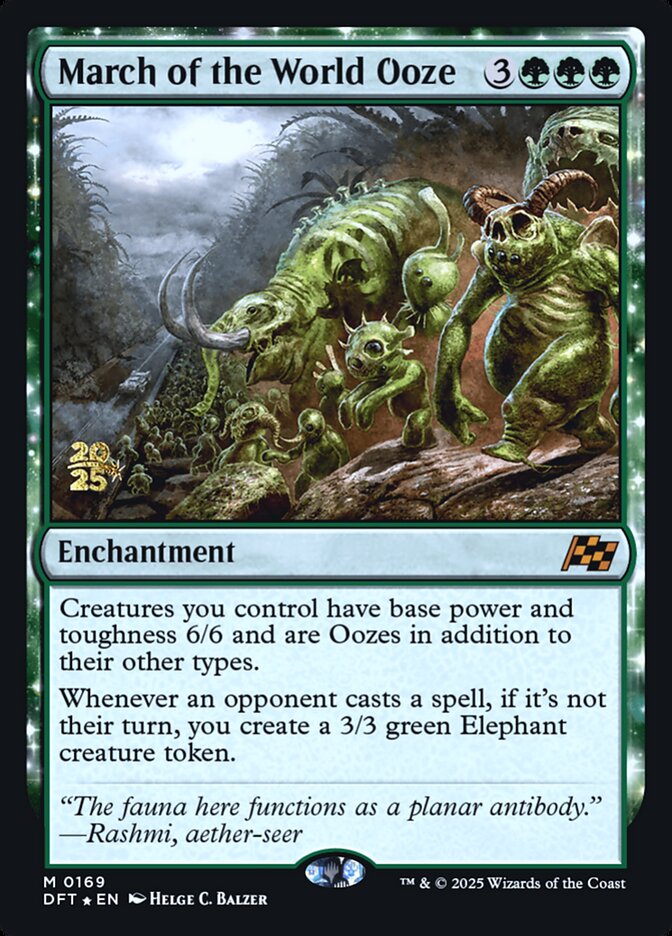 March of the World Ooze card front