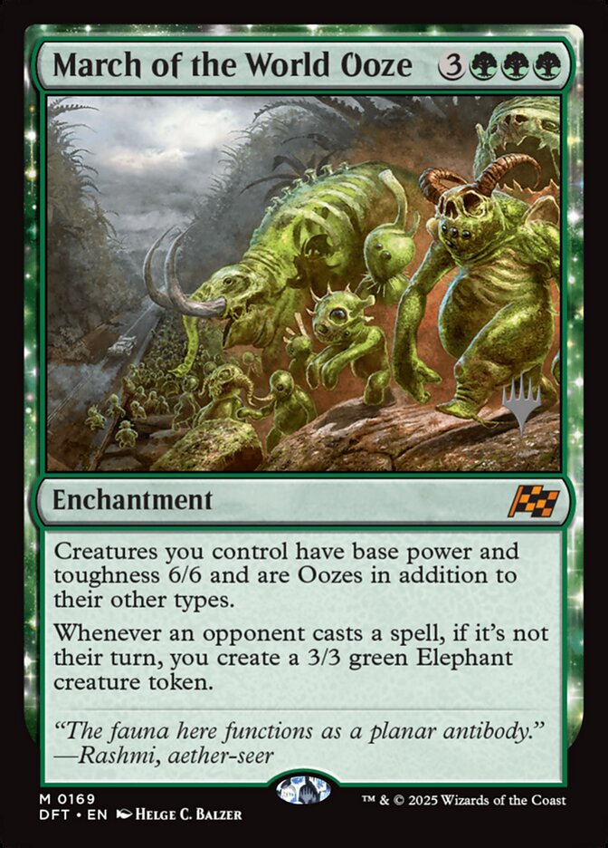 March of the World Ooze card front