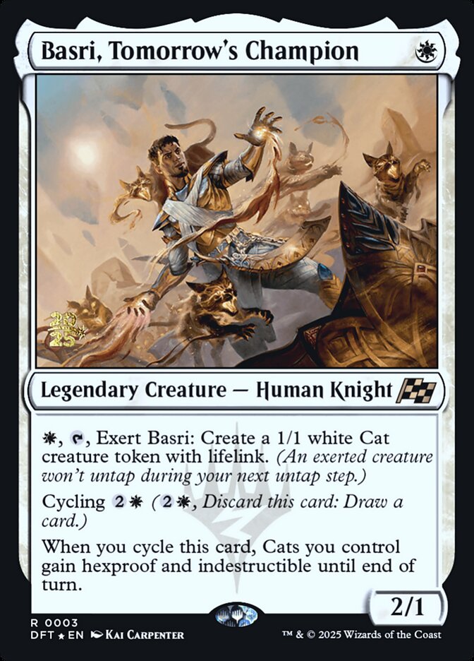 Basri, Tomorrow's Champion card front