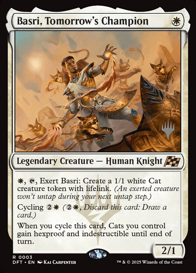 Basri, Tomorrow's Champion card front