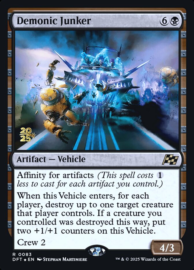 Demonic Junker card front
