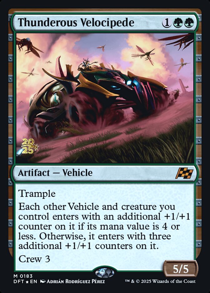 Thunderous Velocipede card front