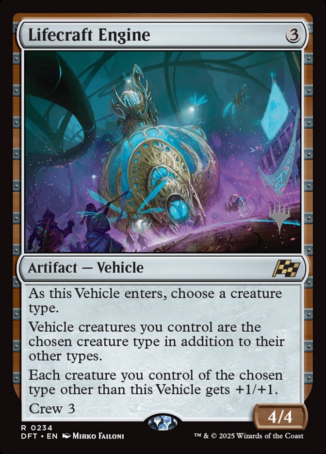 Lifecraft Engine card front