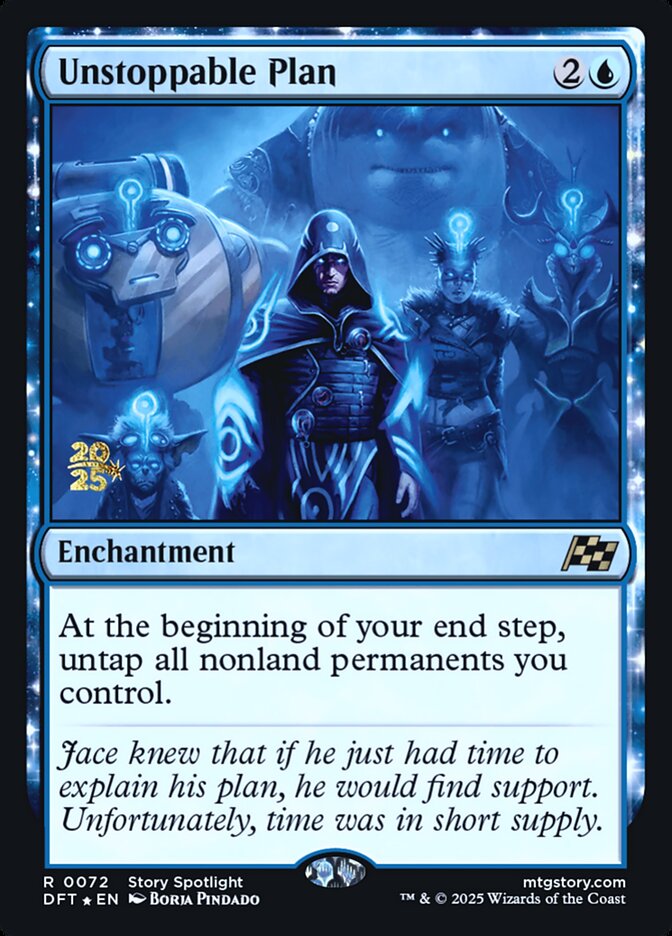 Unstoppable Plan card front