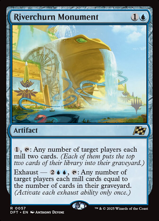 Riverchurn Monument card front