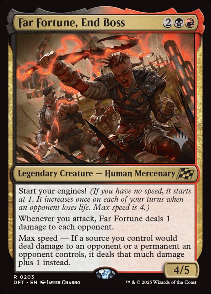 Far Fortune, End Boss card front