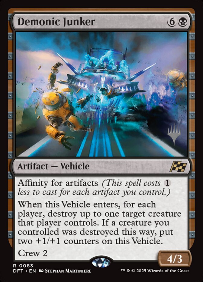 Demonic Junker card front