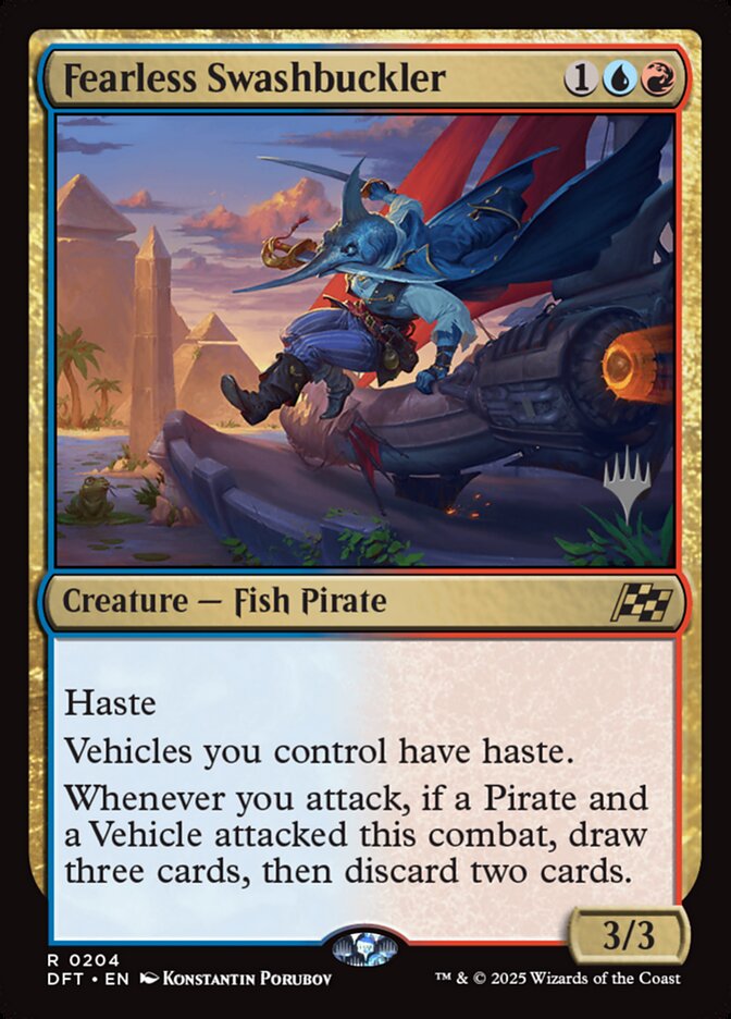 Fearless Swashbuckler card front