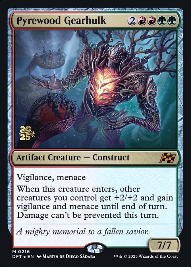 Pyrewood Gearhulk card front