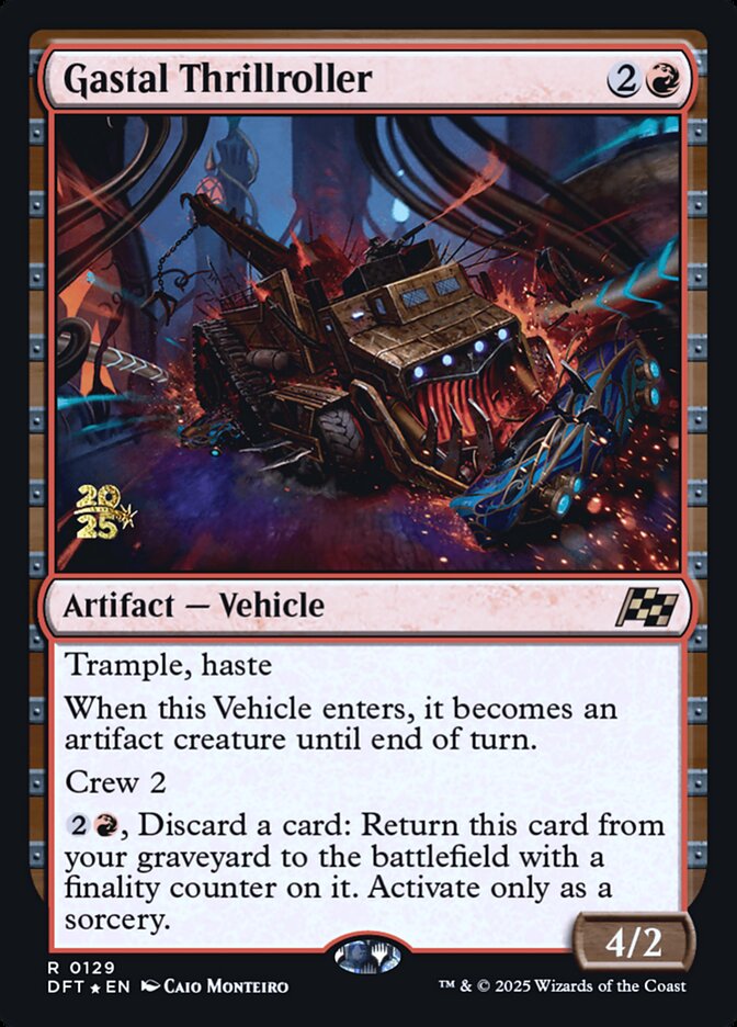Gastal Thrillroller card front