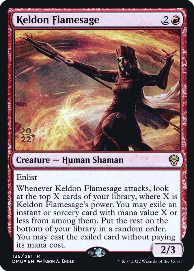 Keldon Flamesage card front