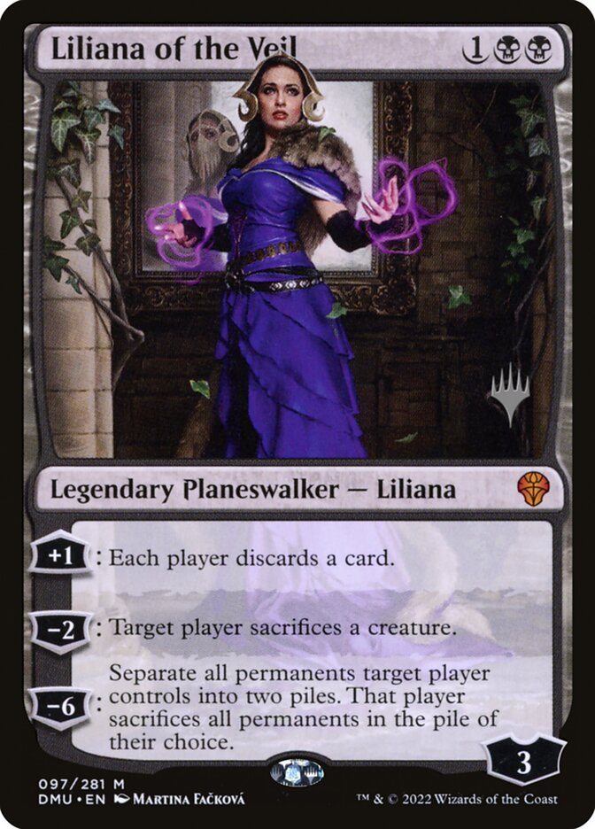 Liliana of the Veil card front