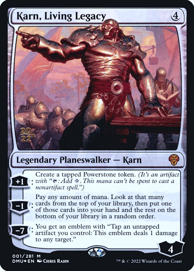Karn, Living Legacy card front