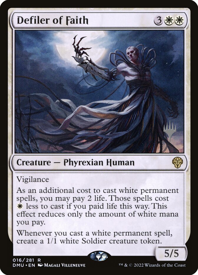 Defiler of Faith card front