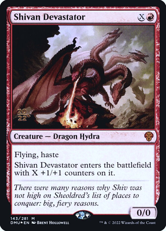 Shivan Devastator card front