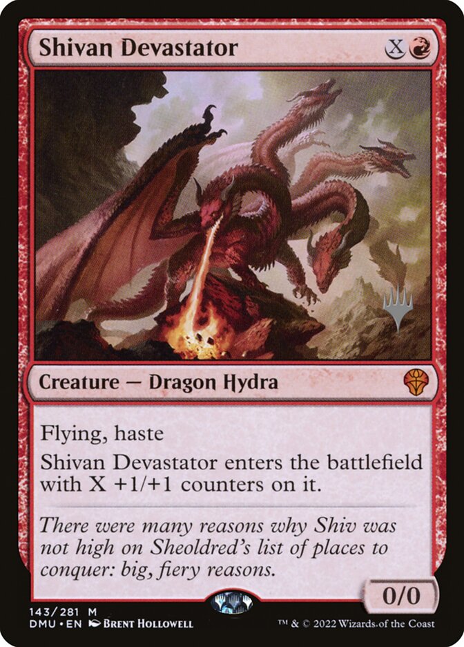 Shivan Devastator card front