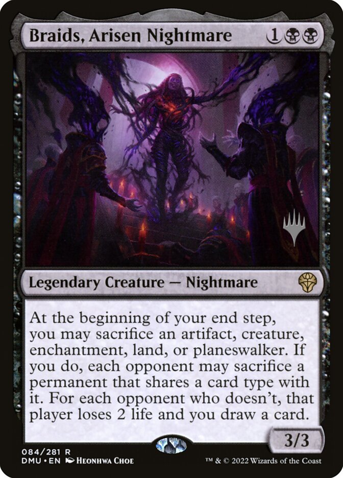 Braids, Arisen Nightmare card front