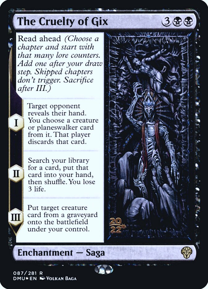 The Cruelty of Gix card front