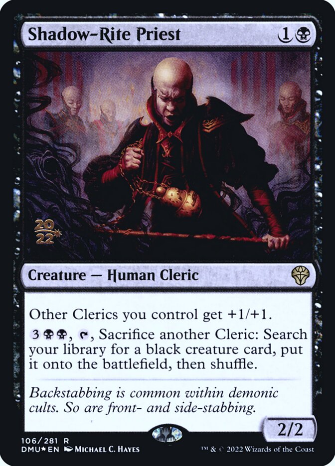 Shadow-Rite Priest card front