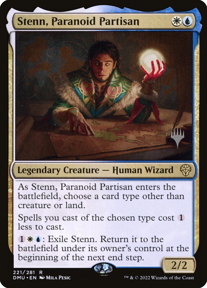 Stenn, Paranoid Partisan card front