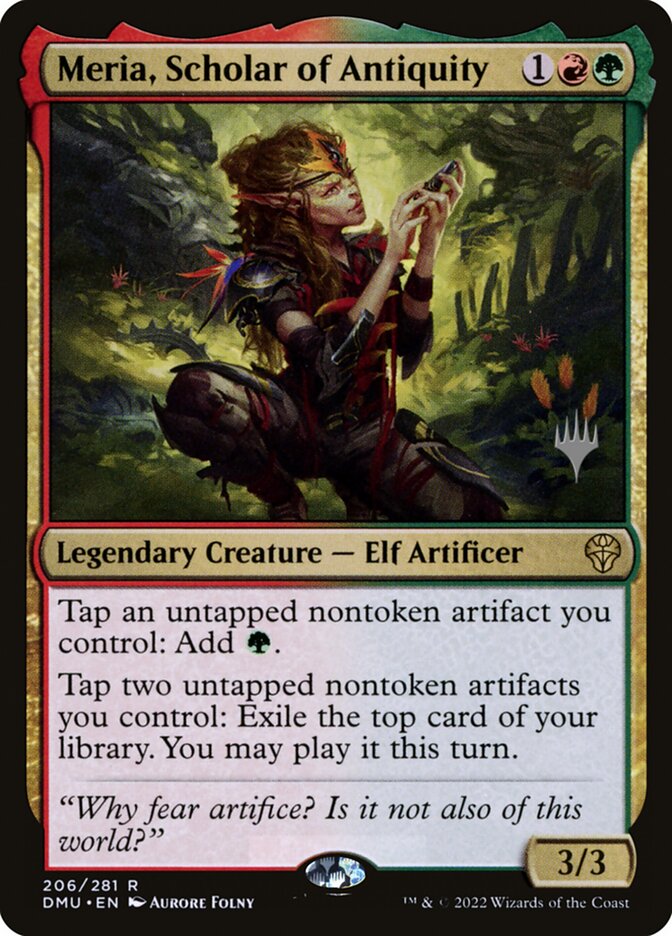 Meria, Scholar of Antiquity card front