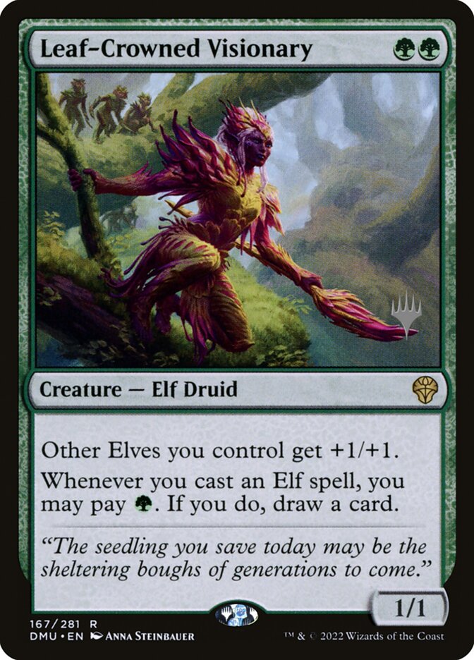 Leaf-Crowned Visionary card front