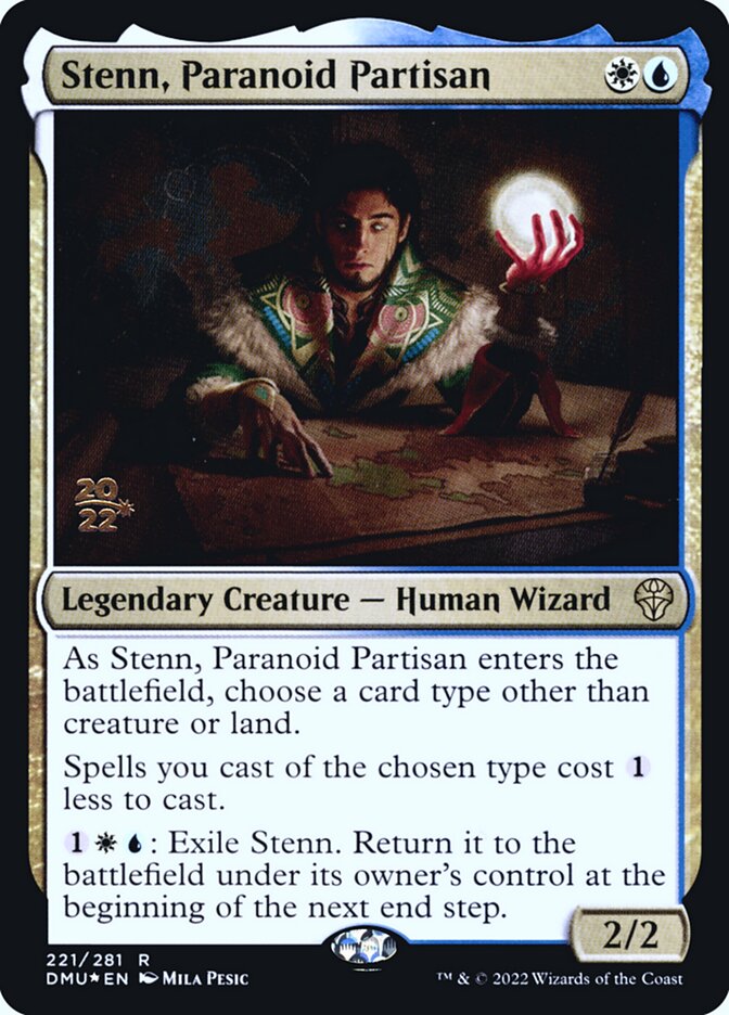 Stenn, Paranoid Partisan card front