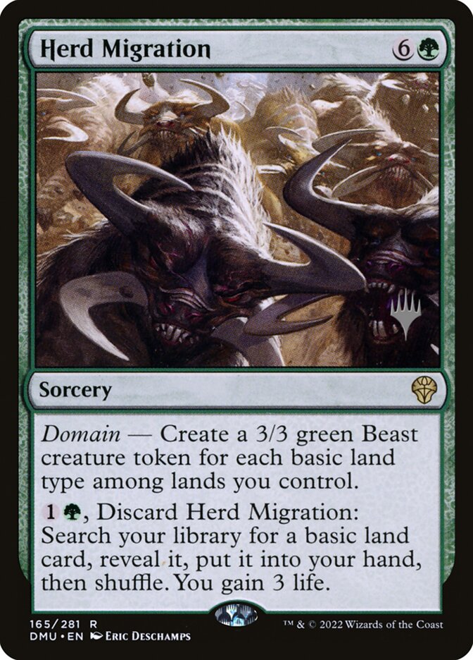 Herd Migration card front