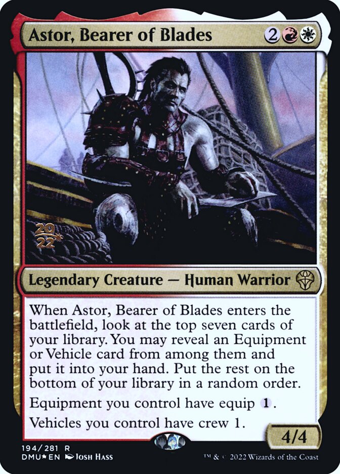 Astor, Bearer of Blades card front