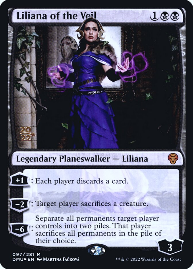 Liliana of the Veil card front