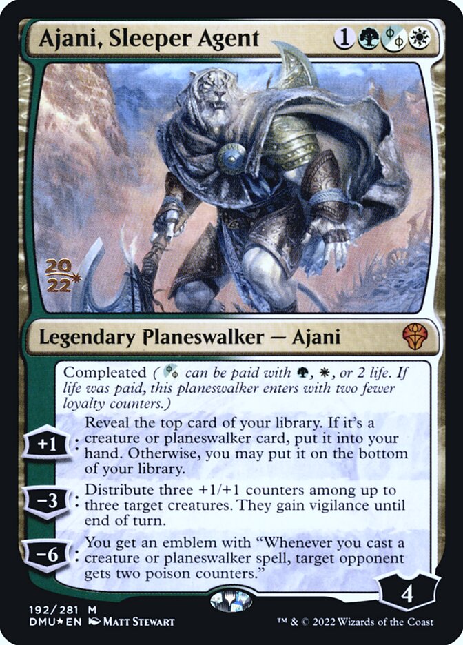 Ajani, Sleeper Agent card front