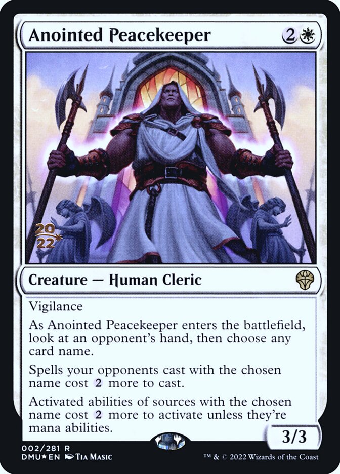 Anointed Peacekeeper card front